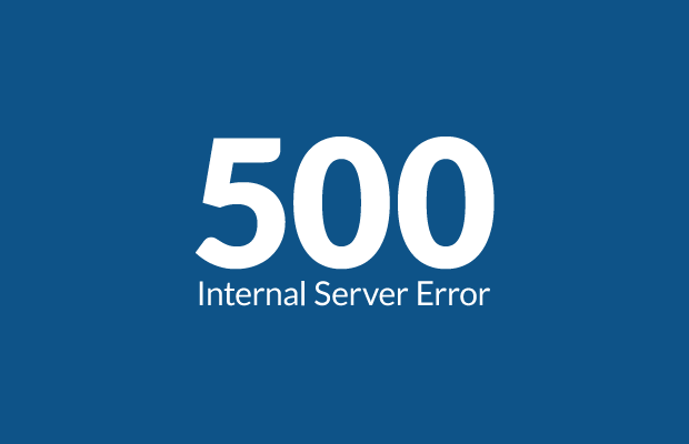 500 Internal Web Server Error